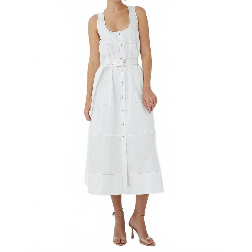 NEW JS71 saunders dress in white